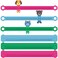 Eersida 24 Pcs Slide and Learn Number Lines 0 to 30 PVC Math Number Line for Student Animal Positive Integers Slide Rules Childhood Education Materials for School165 x 15 InchBright Colors