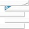 Gethelud 100 Pack Sentence Strips White Sentence Strip Lined Paper for Handwriting Practice Learning Tool Classroom School Office Supplies 17 x 3