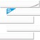 Gethelud 100 Pack Sentence Strips White Sentence Strip Lined Paper for Handwriting Practice Learning Tool Classroom School Office Supplies 17 x 3
