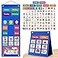 PITCOTT Visual Schedule for Kids Chore Chart103 Daily Schedule Board Routine Pocket Chart Cards for ToddlersAutism Learning Material Tool Wall Planner for Home School with 3 in 1 Cards Gift for Kids