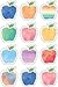 Teacher Created Resources Watercolor Apple Accents Teaching Material 5635