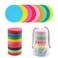 IKAYAS 81 Pcs Carpet Spots Markers Floor Dots Carpet Circles Carpet Markers for Classroom Elementary School Teacher Supplies Carpet Floor Dots Spots for Kids Social Distancing