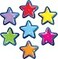 Teacher Created Resources Magnetic Accents Stars 772090