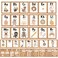 Hadley Designs Alphabet for Classroom Wall Decor ABC Posters for Classroom Wall Chart Preschool Kindergarten ABC Letters Number Line Elementary Alphabet Cards Boho Classroom Decor