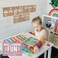 Hadley Designs Alphabet for Classroom Wall Decor ABC Posters for Classroom Wall Chart Preschool Kindergarten ABC Letters Number Line Elementary Alphabet Cards Boho Classroom Decor