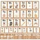 Hadley Designs Alphabet for Classroom Wall Decor ABC Posters for Classroom Wall Chart Preschool Kindergarten ABC Letters Number Line Elementary Alphabet Cards Boho Classroom Decor