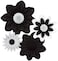 Teacher Created Resources Black and White Paper Flowers Premade Decorations for Party Photo Backdrops Classrooms Walls Showers and Birthday Celebrations TCR8351