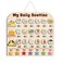 LilaLand Wooden Daily Routine with Stars Chore Chart for Kids Visual Schedule for Kids Morning Evening Routine Chart Preschool Routine Chart Routine Chart for Kids