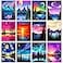 TINY FUN 12 Pack Diamond Painting Kits for Adults 5D Diamond Art Kit Paint by Number for Beginners DIY Paint with Round Full Drill Diamonds Paintings Gem Art for Home Wall Decor Gift 12X16 Inch