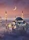 IPISSOI Muslim Religion Mosque DIY 5D Diamond Embroidery Painting Rhinestone Kit Full Round Drill Mosaic Landscape Handmade 12x16 Inch
