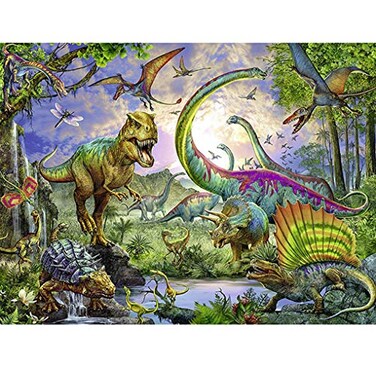 RUIFVJ Diamond Art Painting for Adults Kids 5D Diamond Kits Beginner DIY Dinosaur Full Drill Diamond Art Home Wall Decor Gift 118x157inch