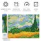 Diamond DOTZ Wheat Fields Van Gogh Scenery Diamond Painting Kits for Adults Diamond Art Kits a Relaxing Creative Craft Kit with Dotz Gems 20x153