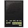 Stonehenge Aqua Black Medium Weight Pad 140lb Coldpress 5 x 7 Inches 15 Sheets for Wet and Dry Media