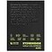 Stonehenge Aqua Black Medium Weight Pad 140lb Coldpress 9 x 12 Inches 15 Sheets for Wet and Dry Media