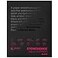 Stonehenge Aqua Black Medium Weight Pad 140lb Hotpress 8 x 10 Inches 15 Sheets for Wet and Dry Media