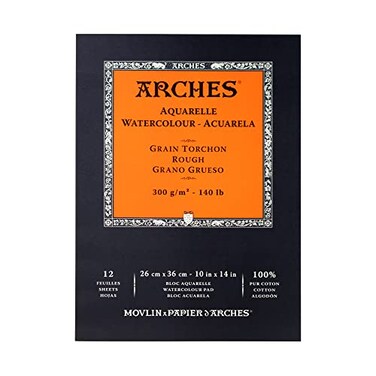 Arches Watercolor Pad 10x14 Inches 140lb300 Rough