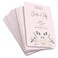 Wanderings A5 Handmade Deckled Edge Cotton Paper Cold Pressed Texture Paint Watercolor Writing Printer Cards Invitations Menus Arts and Crafts 50 Pack Pink 150 GSM 58 x 83