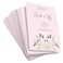Wanderings A5 Handmade Deckled Edge Cotton Paper Cold Pressed Texture Paint Watercolor Writing Printer Cards Invitations Menus Arts and Crafts 50 Pack Pink 150 GSM 58 x 83