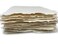 Wanderings Thick Handmade Watercolor Paper with Deckled Edge A558 x 83 500GSM Premium Ivory ColdPressed Textured Mixed Media Paper Made with Recycled Cotton 15 Loose Leaf Sheets