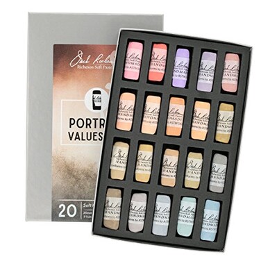 Jack Richeson 422940 Hand Rolled Soft Pastel Set 20 Piece
