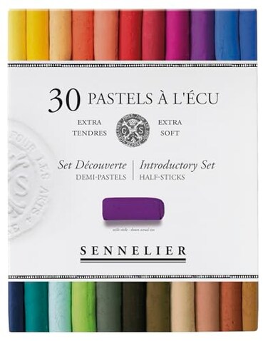 SENNELIER ExtraSoft French Half Pastel Professional Artist Box Set 30Colors