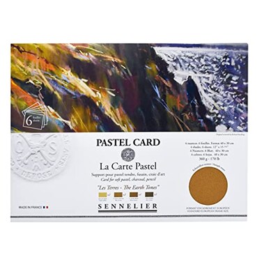 SENNELIER La Carte Pastel Card Pochette 1575 x 11 Earth Tones