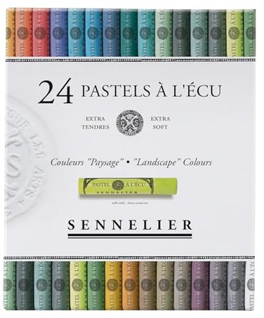SENNELIER ExtraSoft French Pastel Landscape Artist Box Set 24Colors