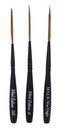 Mack Brush Andrew AMVDMSSet Von Dago Mini Saber Set of 3 Pinstriping Brushes Sizes 001