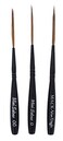 Mack Brush Andrew AMVDMSSet Von Dago Mini Saber Set of 3 Pinstriping Brushes Sizes 001