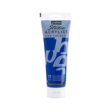 Pebeo Acrylic Fine Studio Acrylics Phthalocyanine Blue Phthalocyanine Blue 100ml338oz
