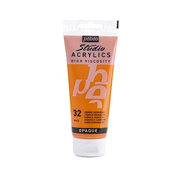 PEBEO Acrylic Fine Studio Acrylics Cadmium Orange Hue Cadmium Orange Hue 100ml338oz 831032