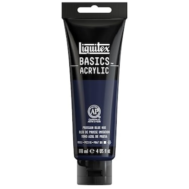 Liquitex BASICS Acrylic Paint 118ml 4oz Tube Prussian Blue