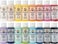 Delta Creative PROMOADA3 16 Color Ceramcoat Acrylic Paint Set Colors may vary 2 Fl Oz Pack of 16