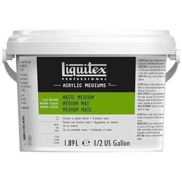 Liquitex Professional Matte Medium 189L Half Gallon Bucket