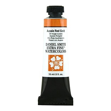 Daniel Smith Extra Fine Watercolor Paint 15ml Tube Aussie Red Gold 05 fl oz Pack of 1
