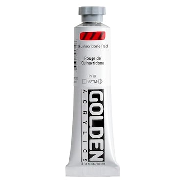 Golden Heavy Body Acrylic Paint 2Ounce Quinacridone Red