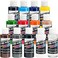 Createx Transparent 12 CREATEX Airbrush Paint Colors Set
