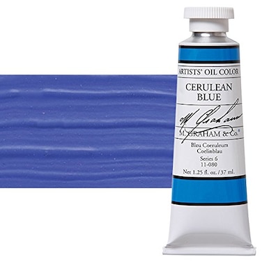 M. GrahamCo. M Graham Oil Color 37 ML Cerulean Blue