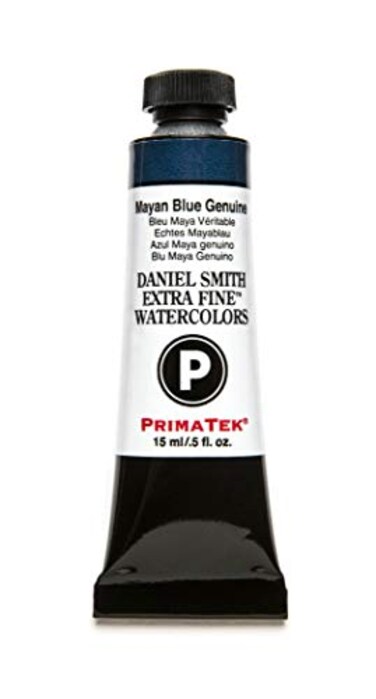 Daniel Smith PrimaTek Watercolor Paint 15ml Tube Mayan Blue Genuine 05 fl oz Pack of 1