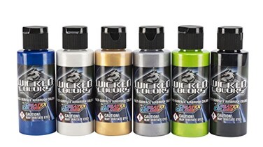 Createx Wicked Colors 2Ounce Wicked Airbrush Set Pearl