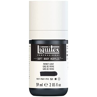 Liquitex Professional Soft Body Acrylic Paint 59ml 2oz Bottle Paynes Gray