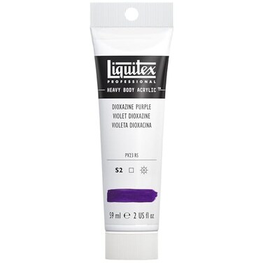 Liquitex Professional Heavy Body Acrylic Paint 2oz 59ml Tube Dioxazine Purple