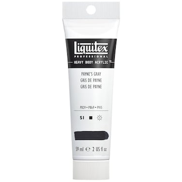 Liquitex Professional Heavy Body Acrylic Paint 2oz 59ml Tube Paynes Gray