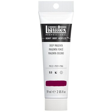 Liquitex Professional Heavy Body Acrylic Paint 2oz 59ml Tube Deep Magenta
