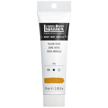 Liquitex Professional Heavy Body Acrylic Paint 2oz 59ml Tube Yellow Oxide