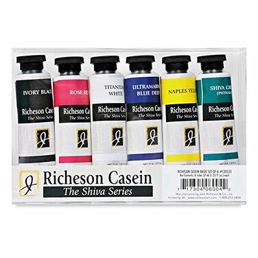Jack Richeson 120533 37Ml Artist Casein Colors Set of 6