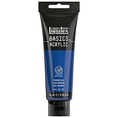 Liquitex BASICS Acrylic Paint 118ml 4oz Tube Primary Blue