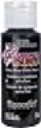 DecoArt 2 oz Black Ice Glamour Dust Glitter Paint Multicolor