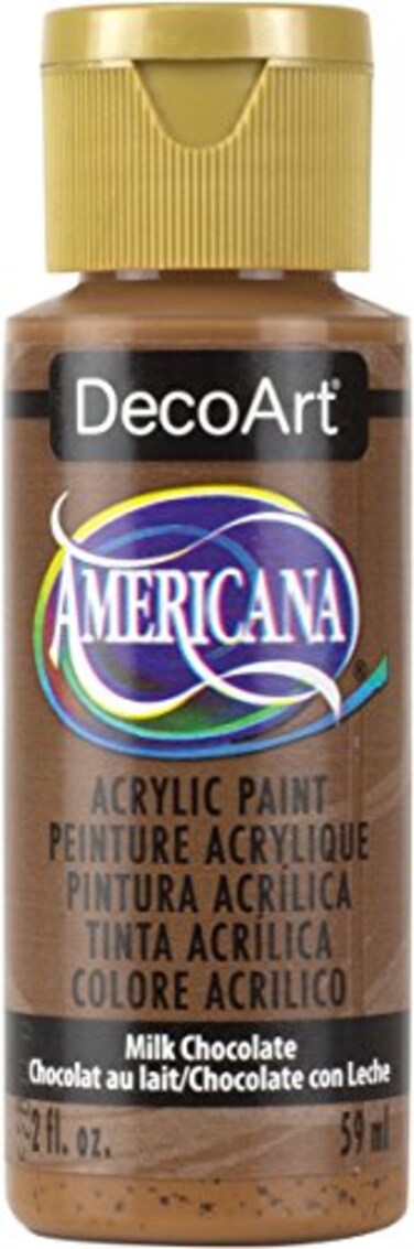 DecoArt Americana Acrylic Paint 2Ounce Milk Chocolate