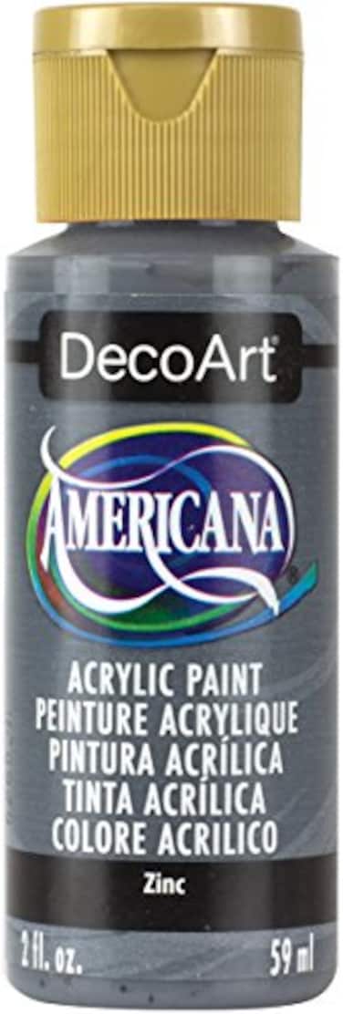 DecoArt Americana Acrylic Paint 2Ounce Zinc